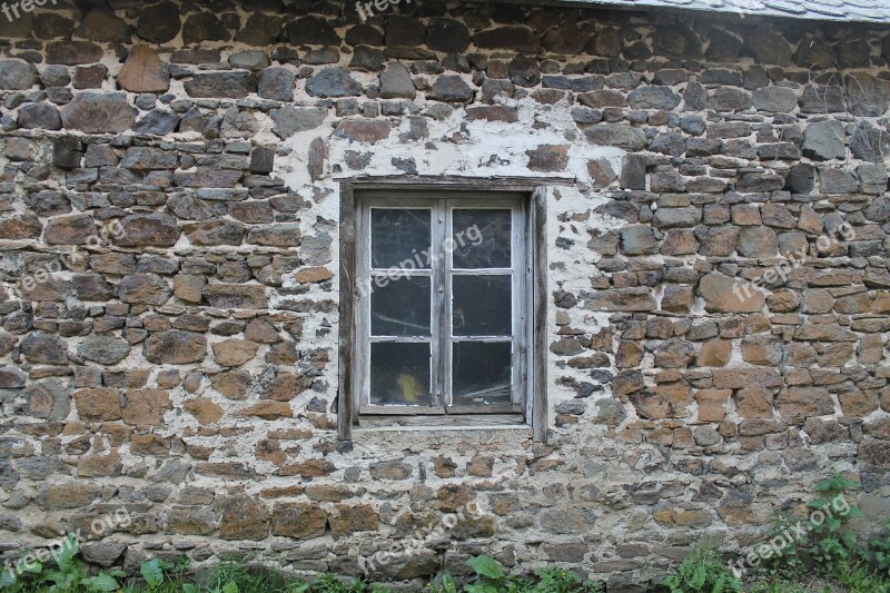 Window Walls Stones Stone House Free Photos