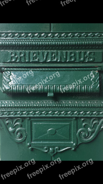 Green Mailbox Holland Historically Old