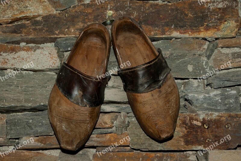 Wooden Shoes Shoes Field Free Photos