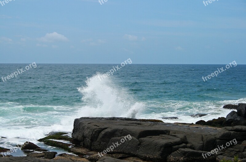 Sea Spray Sea Ocean Water Marine