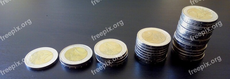 Euro Saving Coins Money Personal Finance