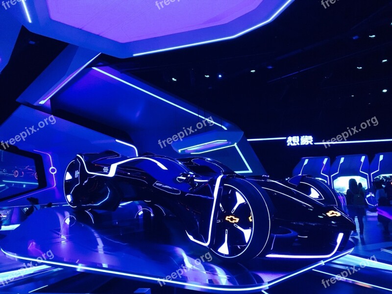 Tron Tea Car Dark Light