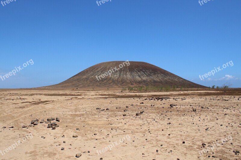 Volcano Fuerteventura Desert Travel Island