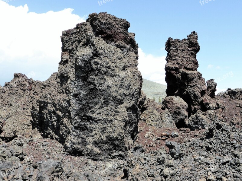 Nature Lava Moonscape Grit National Park