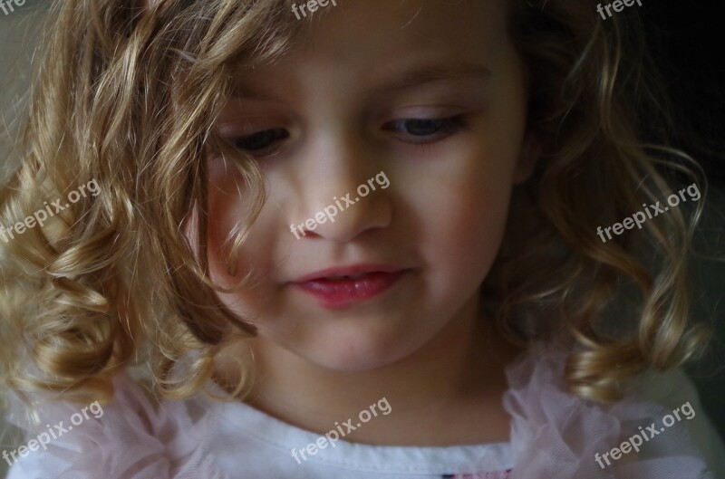 Child Portrait The Little Girl The Delicacy Happiness