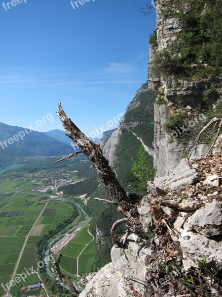 View Of The Valley Sarche Ferrata Free Photos