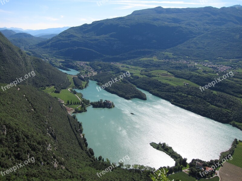 Lake View Sarche Ferrata Rino Pisetta Free Photos