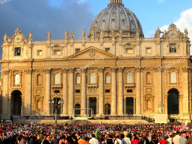 St Peter's Basilica Vatican Audience Catholic