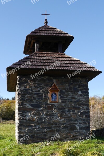 Church Tower Cross Stone Architecture