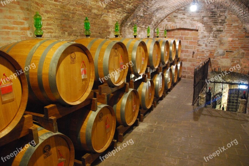 Botti Wine Cellar Tuscany Italy