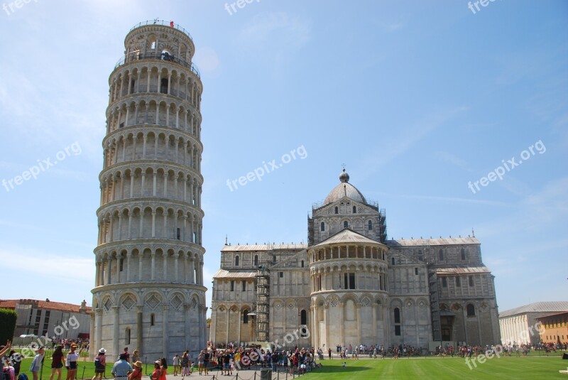 Pisa Torre Duomo Tuscany Italy