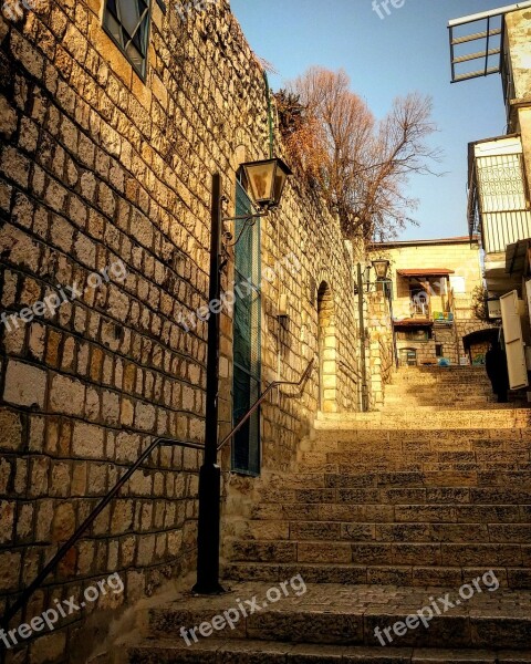 Old City Israel Architecture Travel Wall