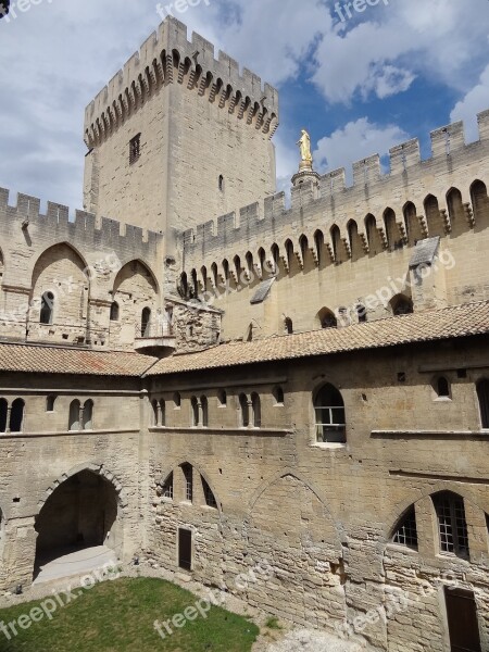 Palace Avignon South France Castle