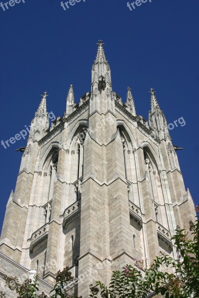 Philadelphia Cathedral Presence Blue Sky