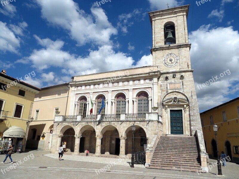 Norcia City Hall Pre-earthquake Umbria Italy