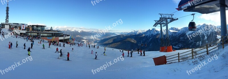 Overview Snow Sci Dolomites Tops