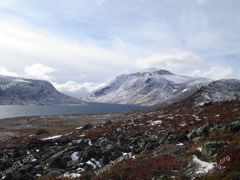 Landscape Norway Scenic Mountain Nature