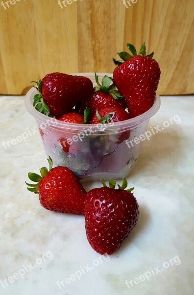 Strawberry Fruit Natural Red Food