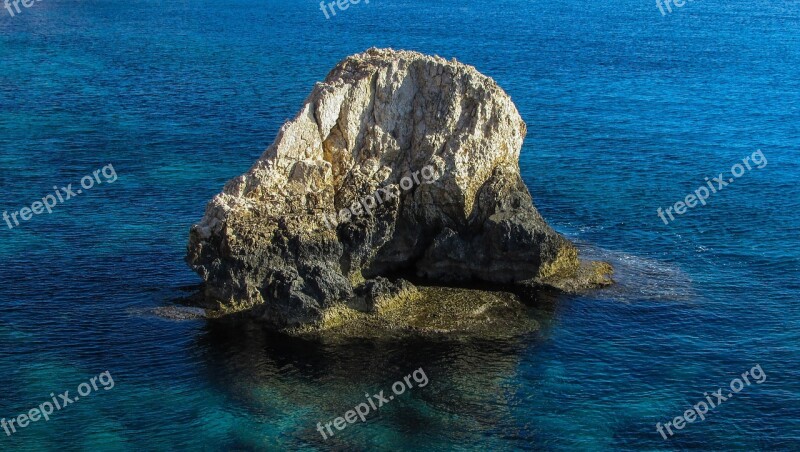 Cyprus Ayia Napa Rock Sea Blue