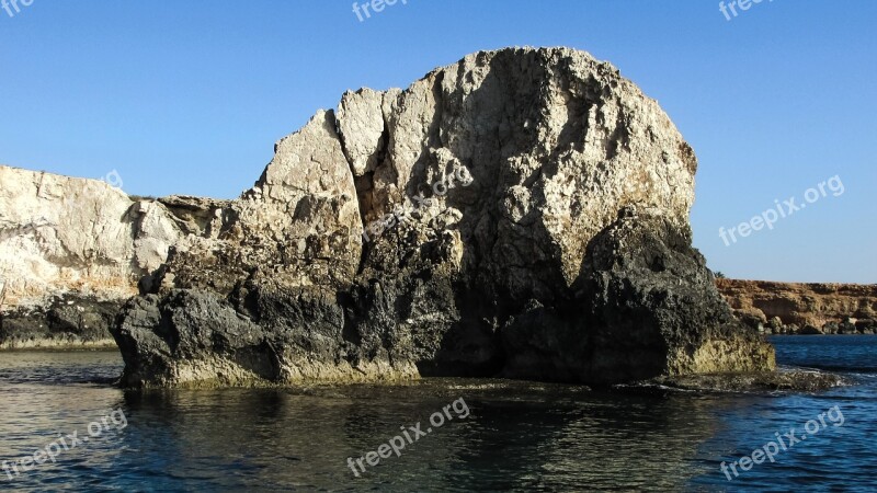 Cyprus Ayia Napa Rock Sea Nature