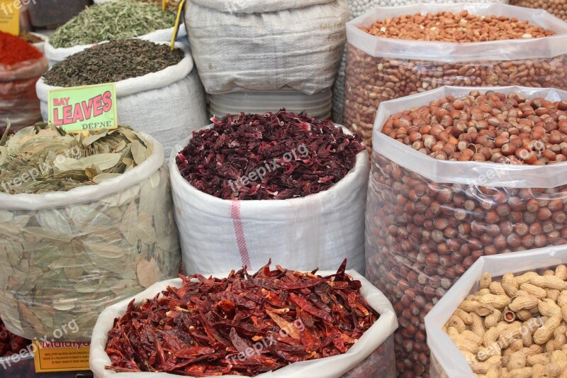 Spices Dried Market Turkey Free Photos