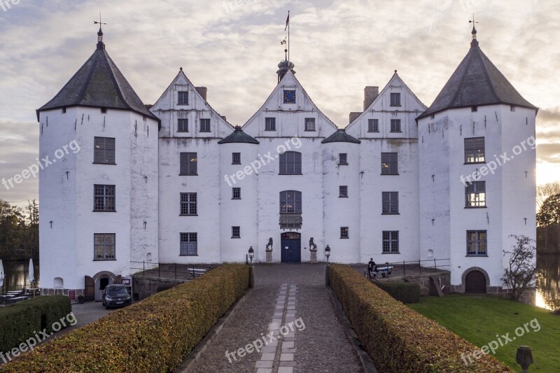 Castle Moated Castle Glücksburg Renaissance Places Of Interest