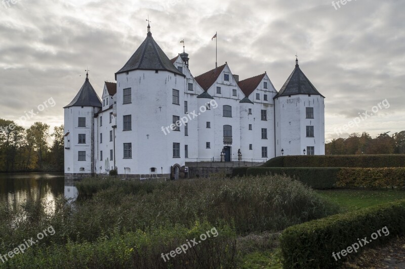 Castle Moated Castle Glücksburg Renaissance Places Of Interest