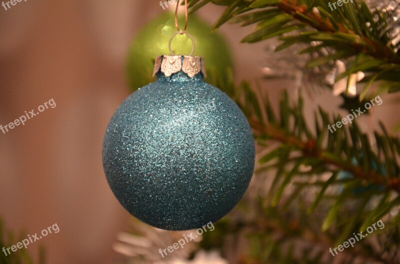 Christmas Bauble Blue Christmas Ornaments Christmas Weihnachtsbaumschmuck