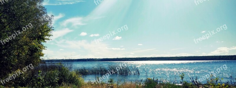 Lake Wisconsin Midwest Trees Spring