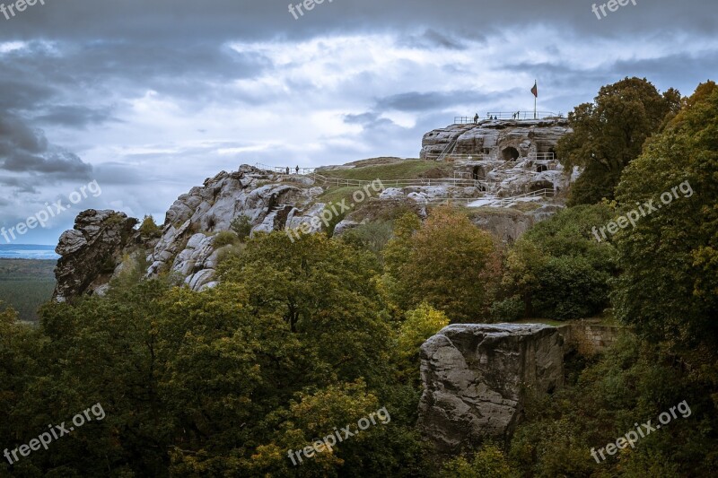 Castle Ruin Fortress Burgruine Rock