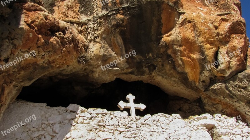 Cyprus Paralimni Ayii Saranta Cave Chapel