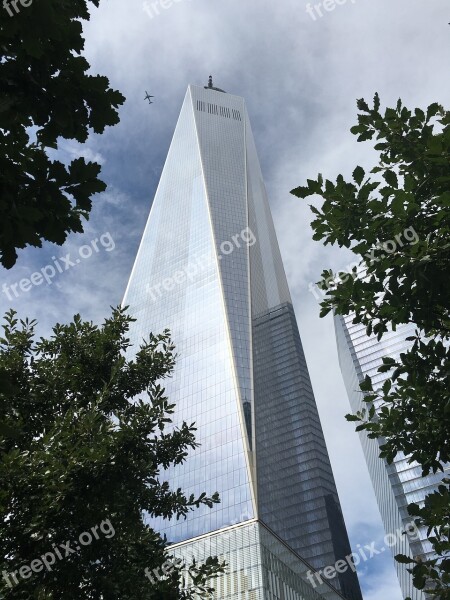 Skyscraper Usa Trade Centre Center Trade