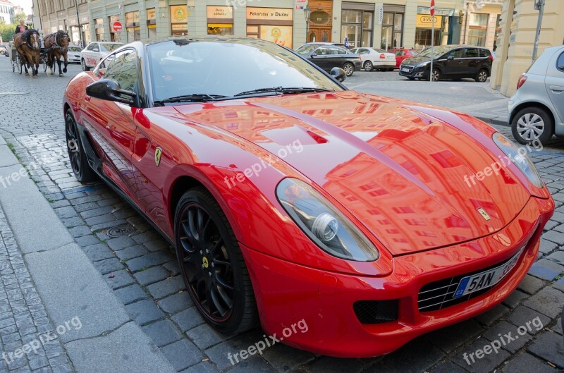 Prague Europe Capital City Ferrari