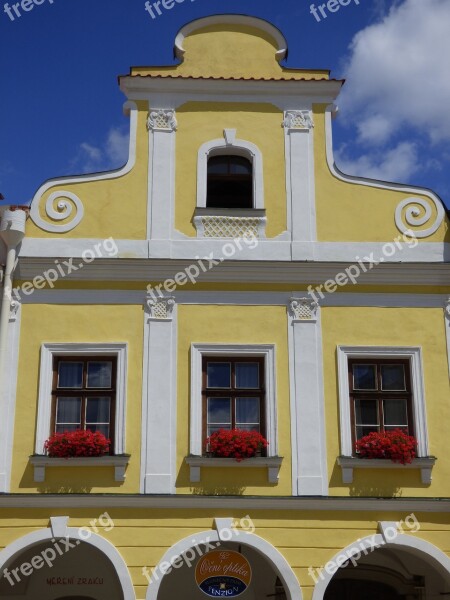 Townhouses City Urban Buildings The Window