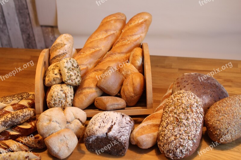 Bread Roll Baked Goods Food Eat