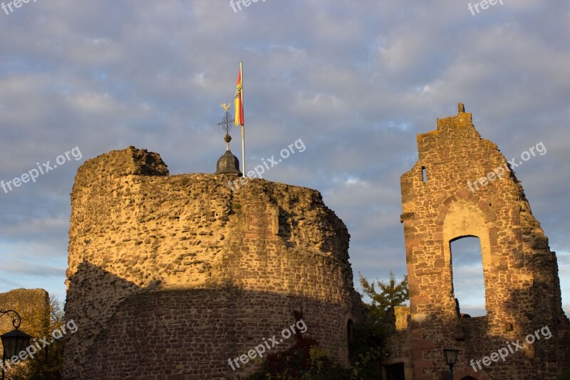 Tags Burgruine Three Oak Grove Castle Historically Middle Ages