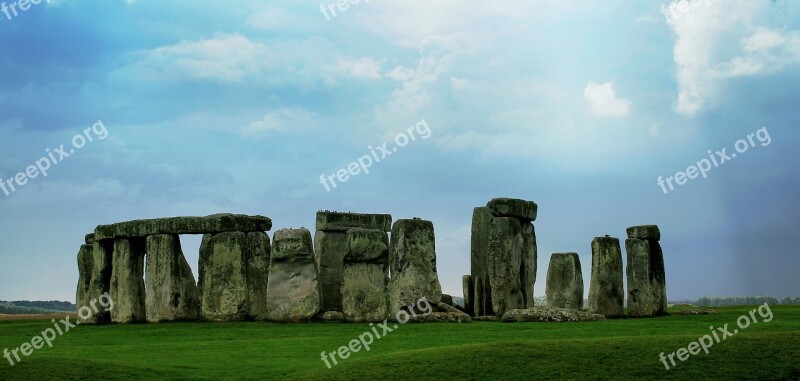 Stonehenge Stones England Rock Religious