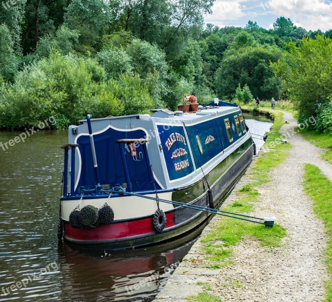 Canal Boat Water Barge Stalybridge