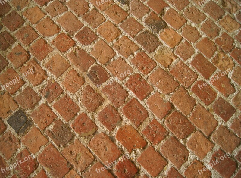 Brick Pattern Ground Brick Stone Texture