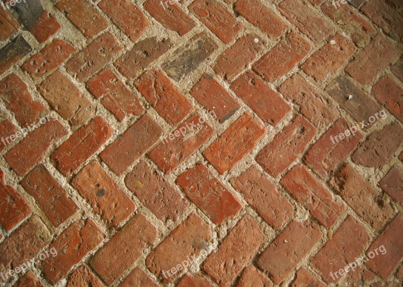 Brick Pattern Ground Brick Stone Texture