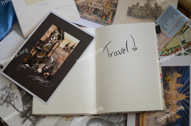 Travel Sticky Notes Agenda Trip Inspiration