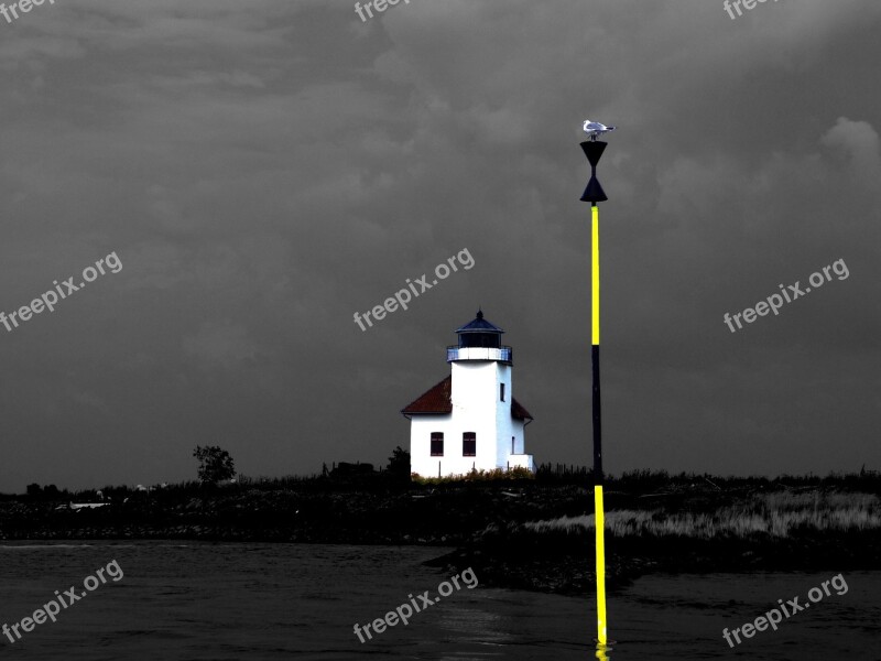 Elbe Seafaring Daymark Lighthouse Beacon