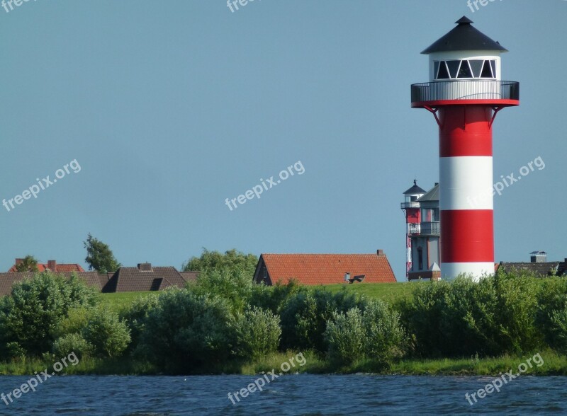 Elbe Seafaring Daymark Lighthouse Beacon