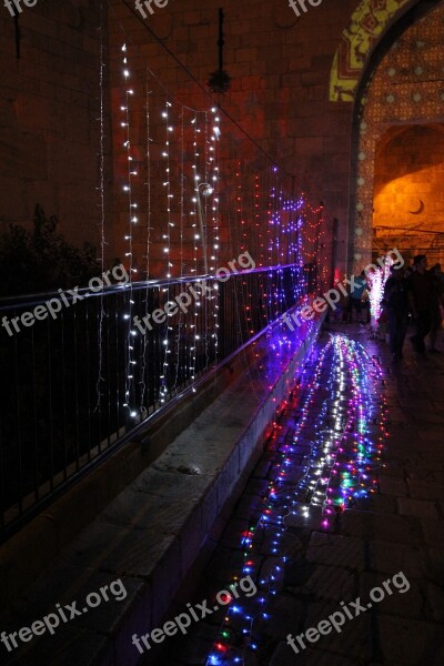 Light Jerusalem Israel Water Light Show