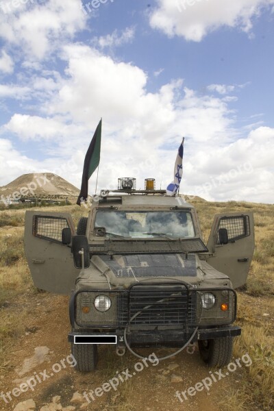 Army Israel Car Sky Solider