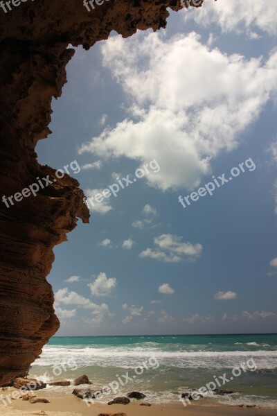 Blue Sky Clouds Sea Ocean