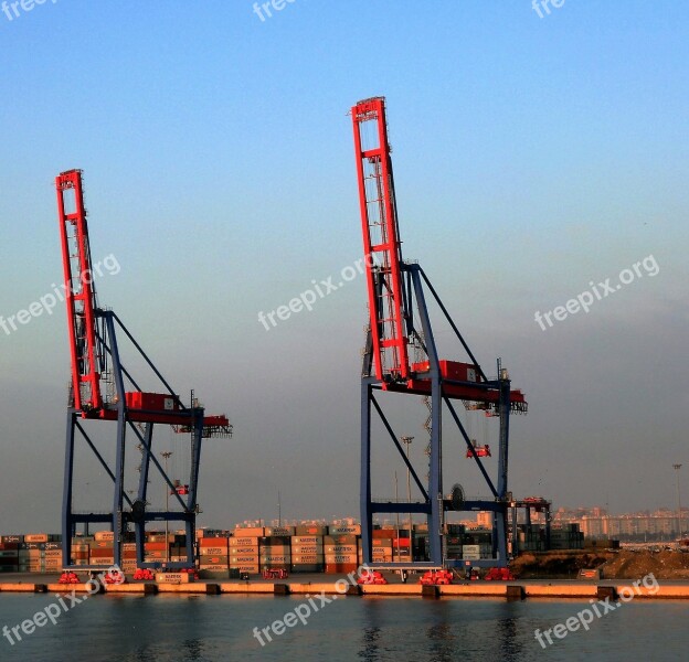 Port Tackle Loading And Unloading Quay Spain