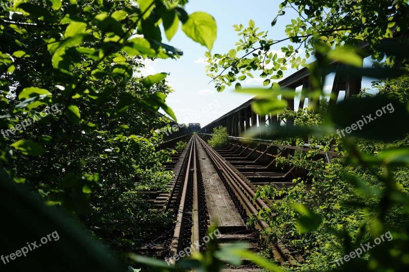 Bridge Railway Bridge Old Bridge Wild Rails