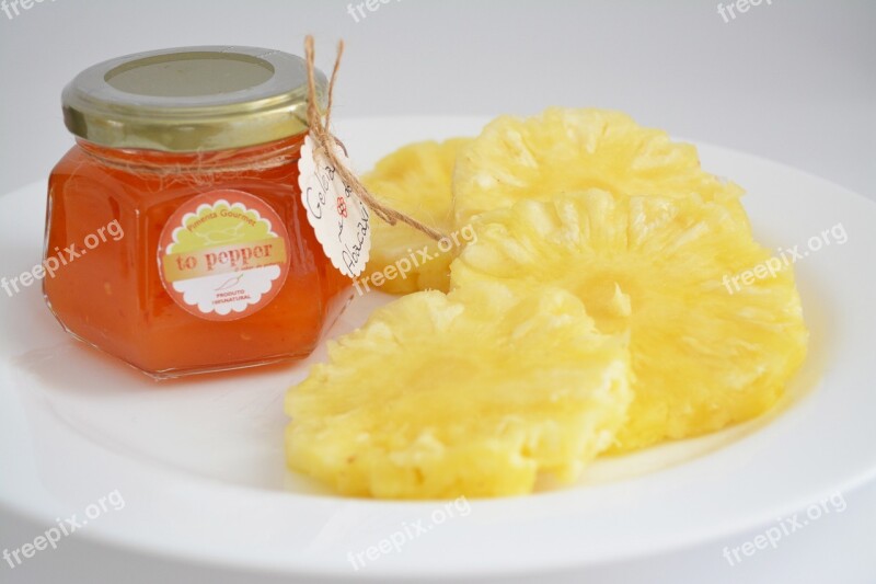 Pineapple Jelly Sweet Flamed Pepper Jelly