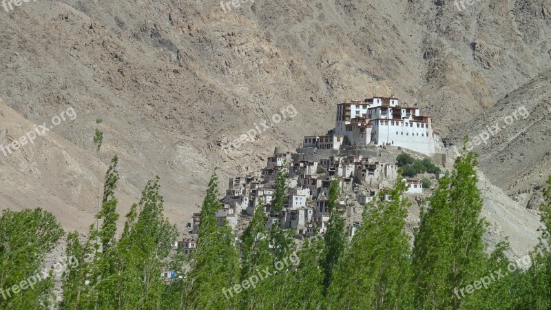 Leh India Monastery Ladakh Buddhism